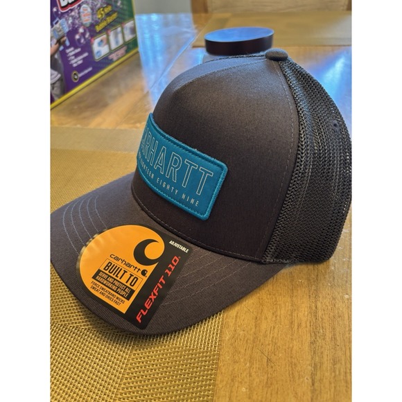 Carhartt Men's Canvas Mesh-Back Logo Graphic Snapcap One size. 100% Authentic. - Picture 2 of 3